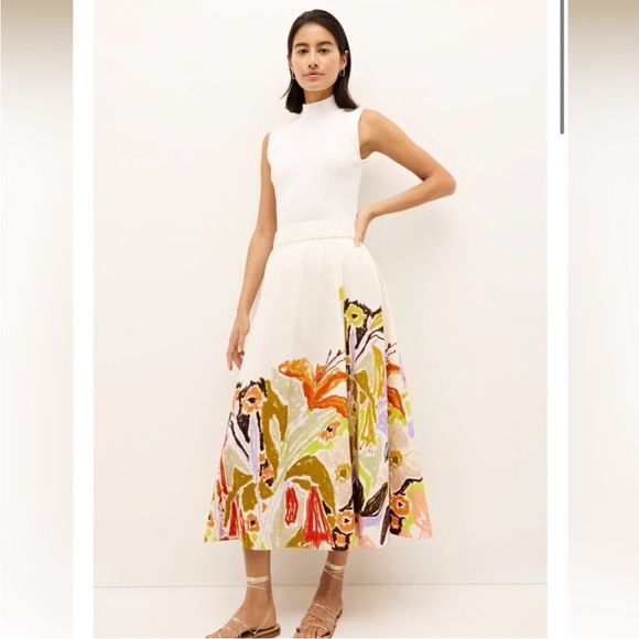 Marie Oliver Sasha Midi Skirt in Bouquet